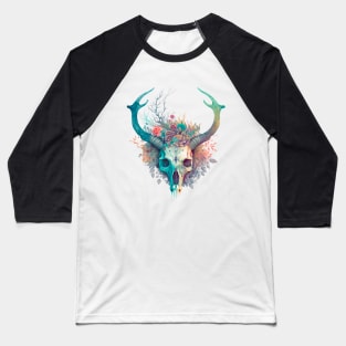 Skull of Nature Baseball T-Shirt